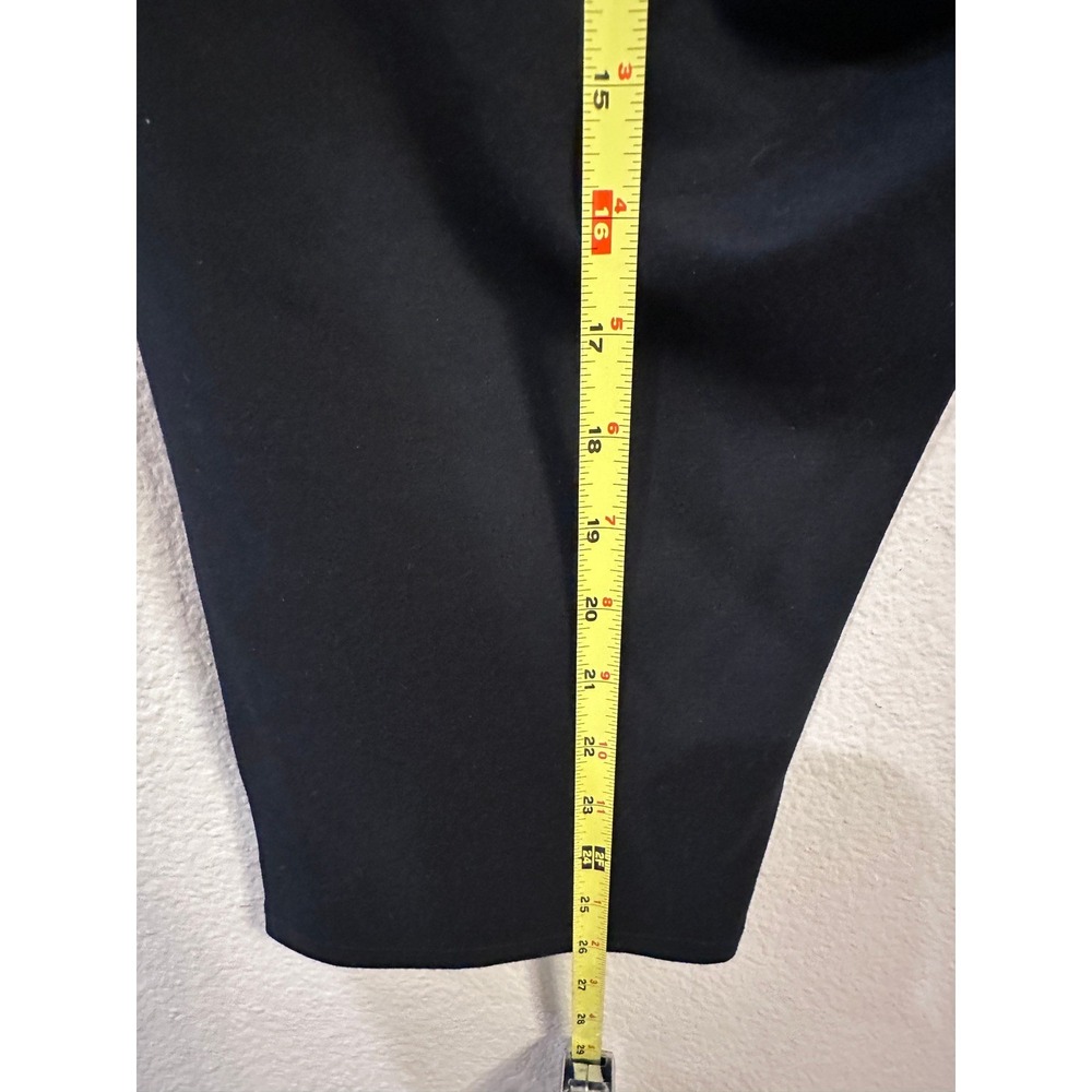 American Eagle Outfitters Black Cropped Leggings Stretch M/M Medium - Picture 6 of 7